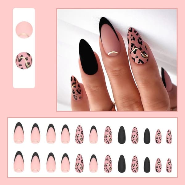 False Nails Long Almond 1 1 1
