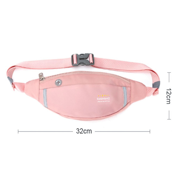 Moderiktiga Crossbody-bältesväskor för kvinnor Midjepaket pink
