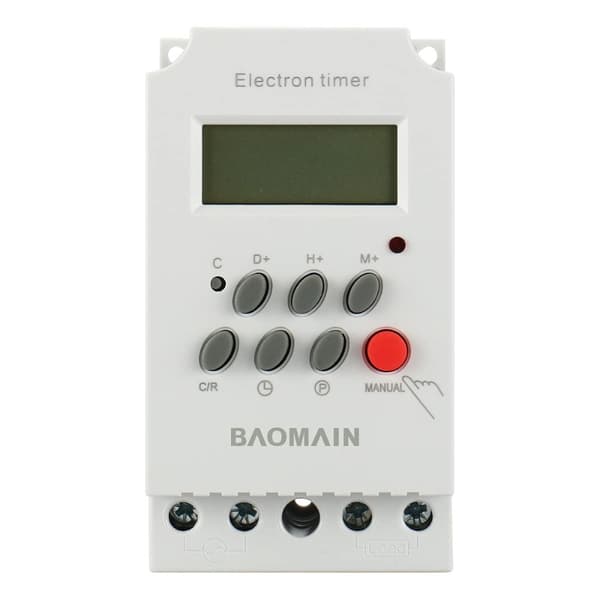 Mikrodatamaskin Tidskontrollbryter Tidskontroll Timer Timer