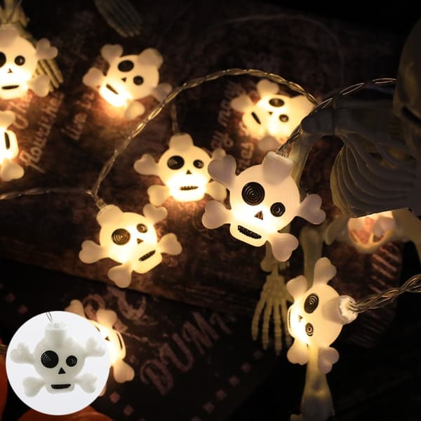 Halloween LED String Light Skeletter Lights 3 3 3