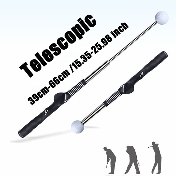 Golf Swing Trainer Teleskopisk Træningsgreb Lærehjælp