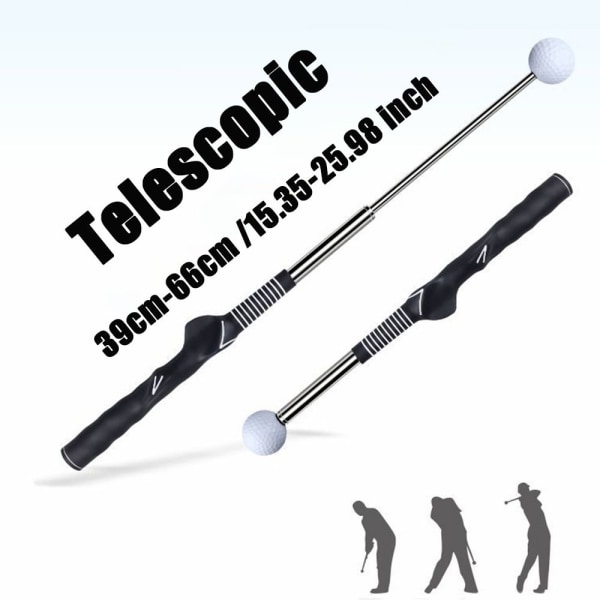 Golf Swing Trainer Teleskopisk treningsgrep Lærehjelp