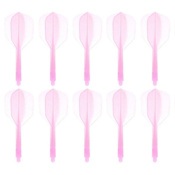 10st Dart Tail Dart Flight Stam rosa 10ST 10ST Pink 10Pcs-10Pcs