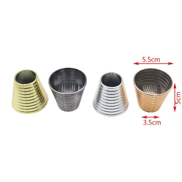 Padderokespænde Hårnål SØLV 4STK 4STK Silver 4Pcs-4Pcs