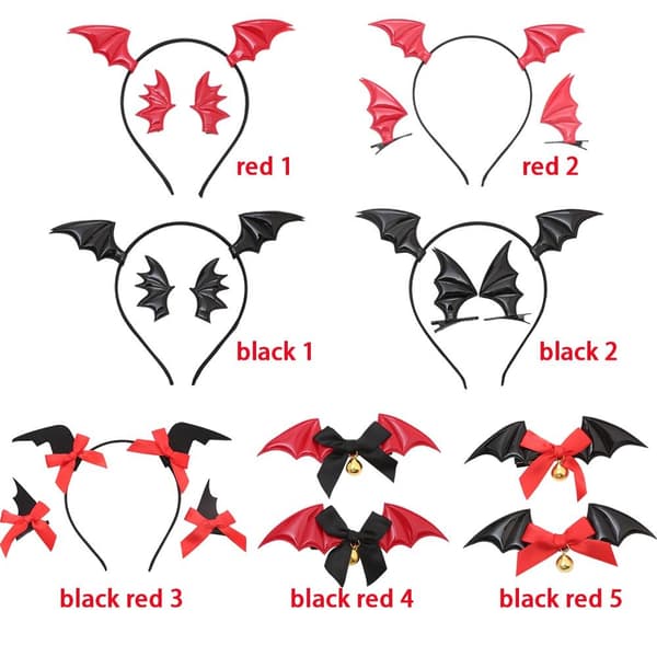 Bat-hovedbånd til hårspændebøjler SORT 2 SORT 2 black 2