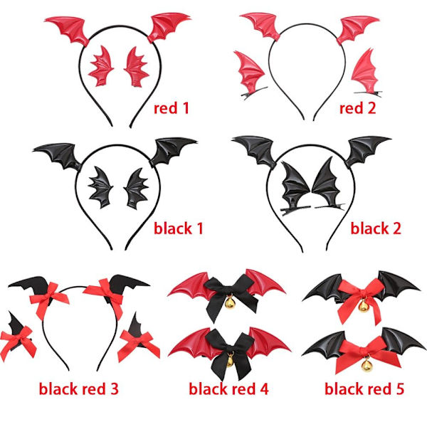 Lepakon pääpanta set MUSTA PUNAINEN 3 MUSTA PUNAINEN 3 black red 3