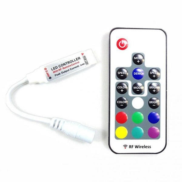 Mini RGB Controller LED-valonauha Bluetooth