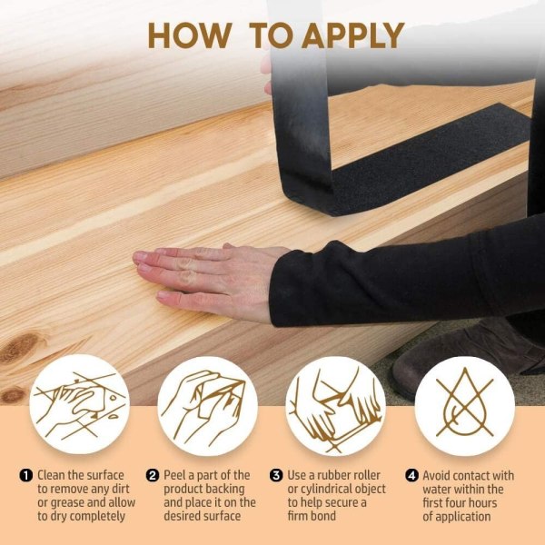 Matte Non-Slip Strip 1 STK 1 STK 1 pc