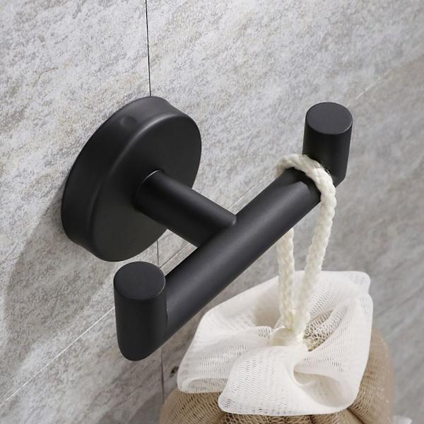 Håndklædekrog Håndklædeholder SORT black