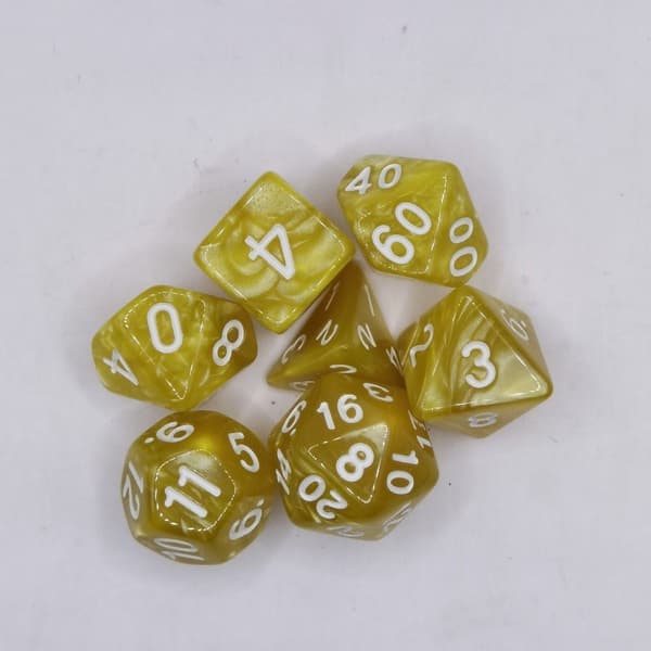 7 stk/sæt DND-terninger polyhedriske terninger STYLE 8 STYLE 8 Style 8