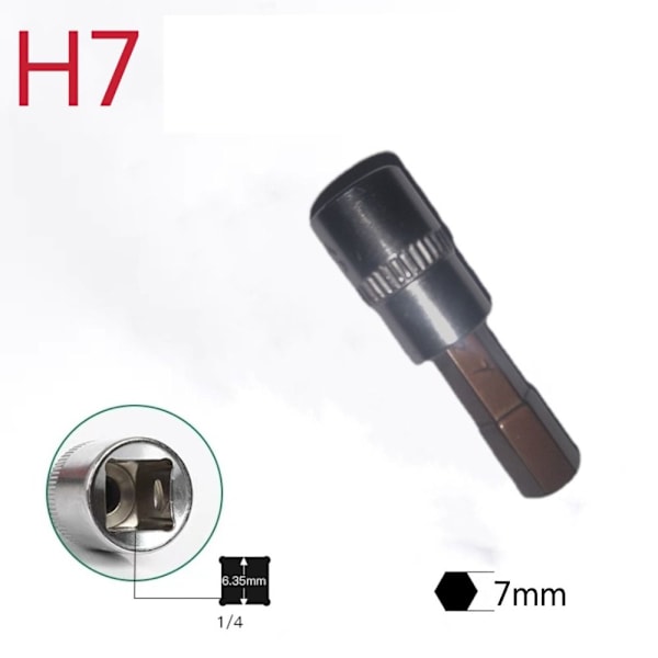 6 kpl kuusiokantasarja set kärjen hylsyt 2 2 2