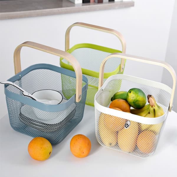 Mesh Stålkorg Organizer VIT White