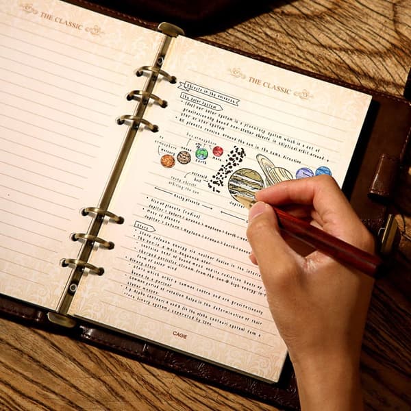 Journal med lås, låsbar dagbog, notesbog