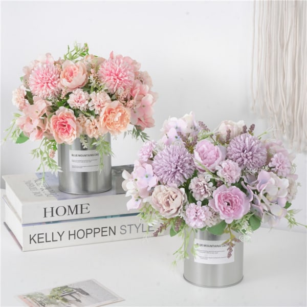 Simuler kunstige blomster Kunstig blomst LYS LILLA Light Purple