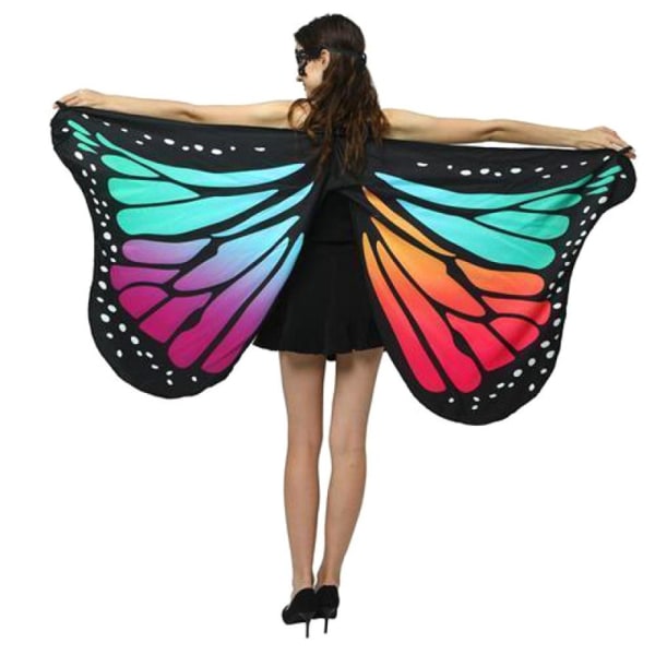 Butterfly Wings Sjal Butterfly Tørklæde E E E