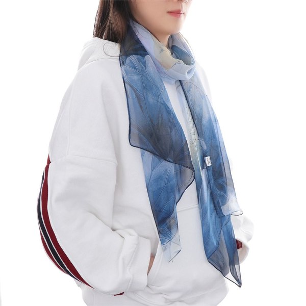 Chiffonskjerf Langt sjal 2 2 2