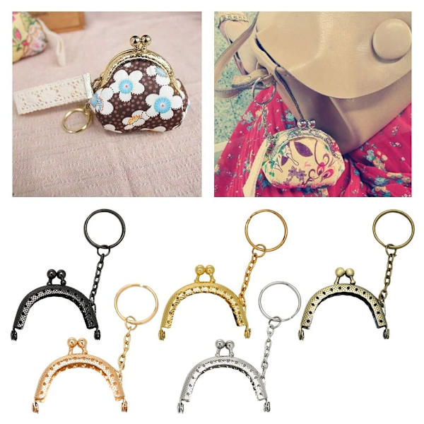 Kukkarokehys Kiss Clasp Kukkaro lukkokehys KULTA gold