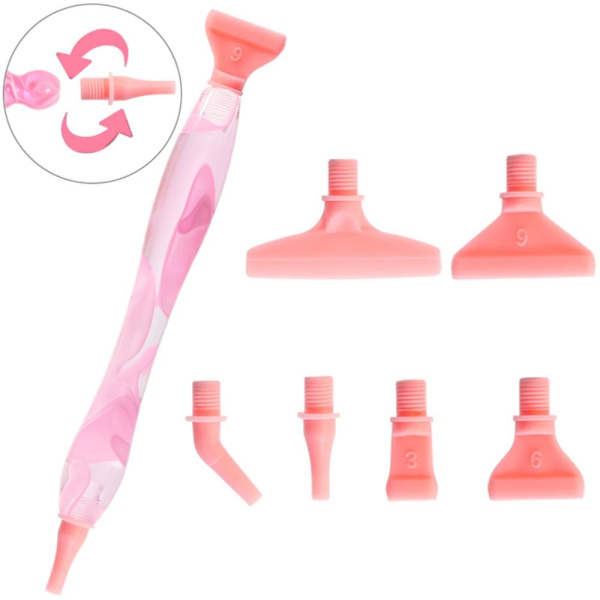 Harts Diamond painting Penna Point Drill Pennor ROSA Pink