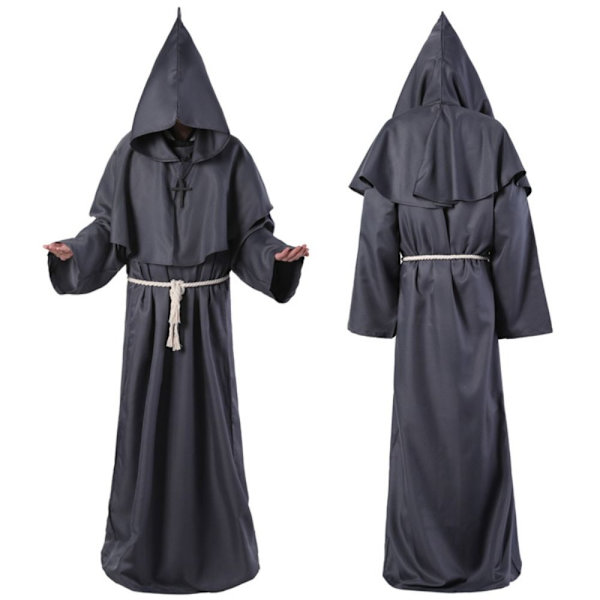 Munkkivaatteet Halloween-asut GREY L grey L
