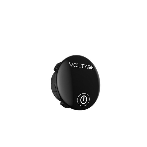Digital voltmeter Batterikapasitetsmåler HVIT White