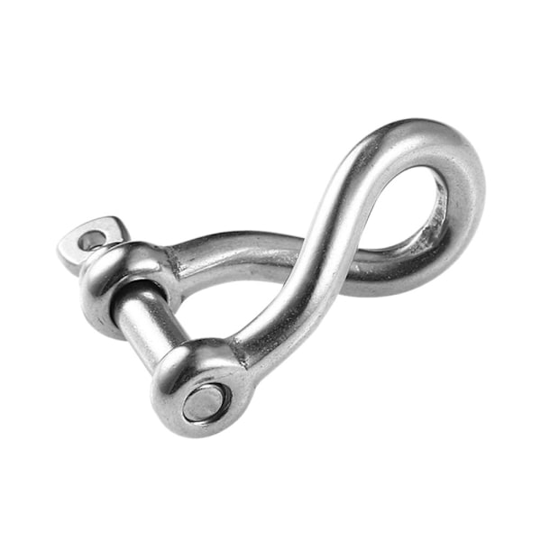 Solid karbinhake D rosettklammer 5MM 5mm