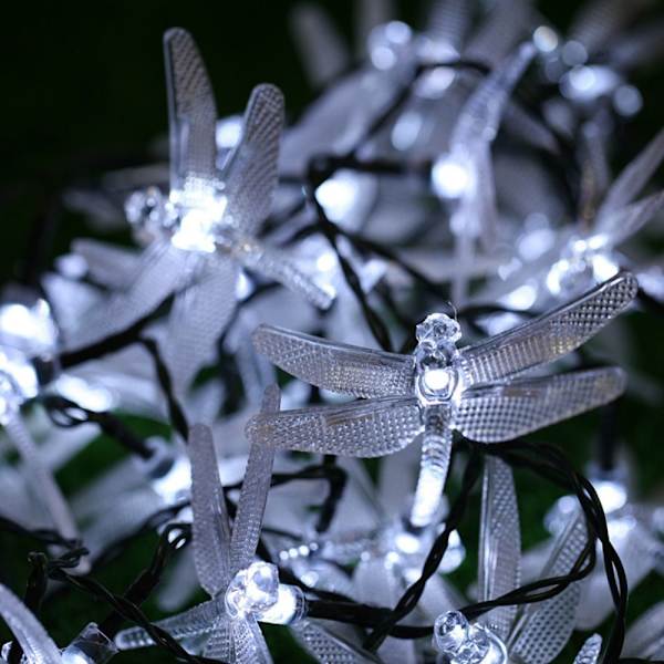 Dragonfly String Lights Fairy Light VALKOINEN VALO VALKOINEN VALO white light
