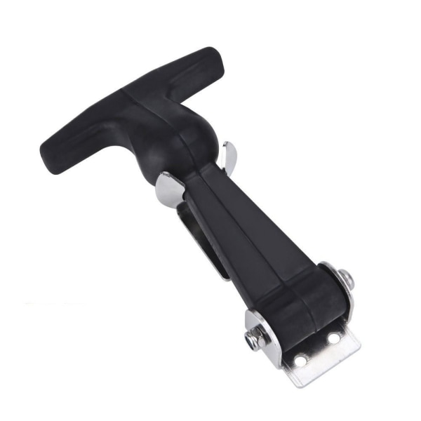 2st T-handtag Drag Spärrar Gummi Huv Hake Flexibelt T-handtag 2pcs