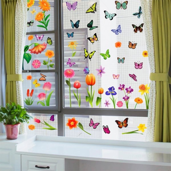 18 STK Window Stickers Statiske Stickers Window Clings