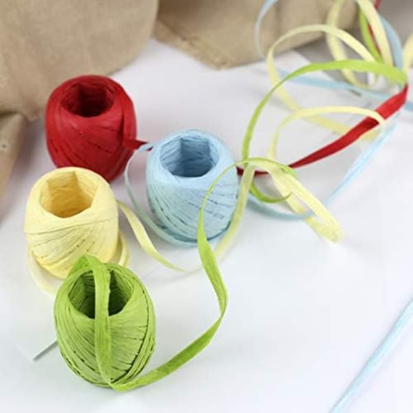 Raffia Ribbon Raffia Garn Pappersband