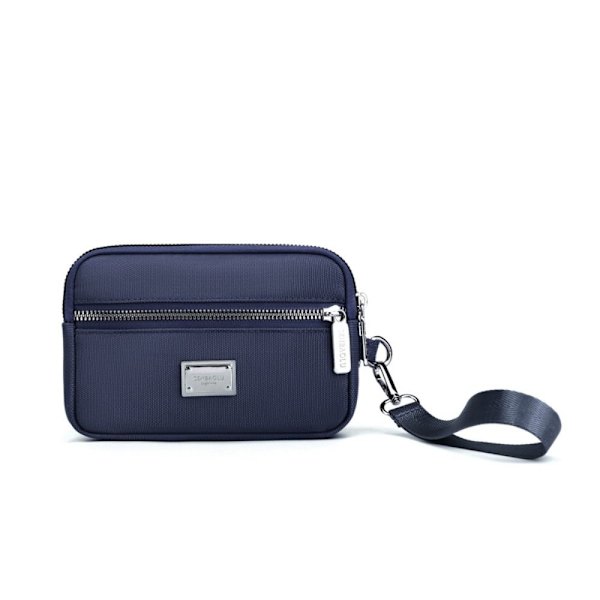 Clutch Bag Vetoketjulliset kukkarot NAVY BLUE navy blue