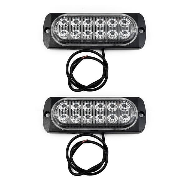 2 STK LED-sidemarkeringsindikatorlys Varsel baklys BLÅTT Blue