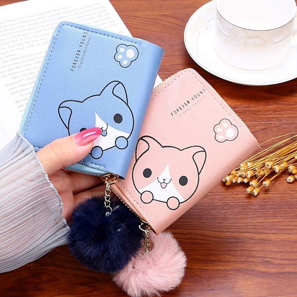 Kort Mini Pung Lille Pung PINK Pink