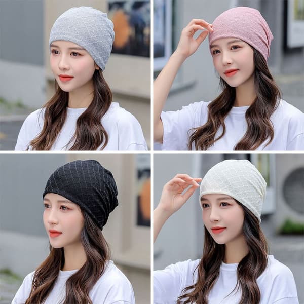 Beanies Lue Skjerf Skullies Cap GRÅ Grey
