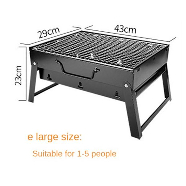 BBQ Grill Taitettava hiiligrilli 43X29X23CM 43x29x23cm