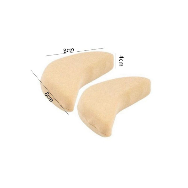 Sponge Justerbar Shoe Filler Högklackat Tåplugg BEIGE Beige