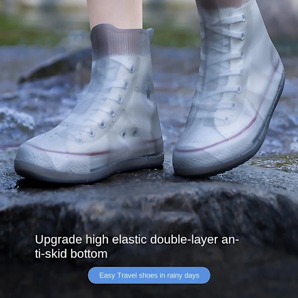 Silikoninen cover High Top Rain saappaiden cover GREY XXL Grey XXL