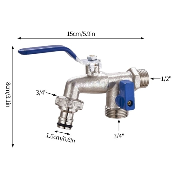 Vattenkran Vattenklyvkontakt ML-01B ML-01B ML-01B