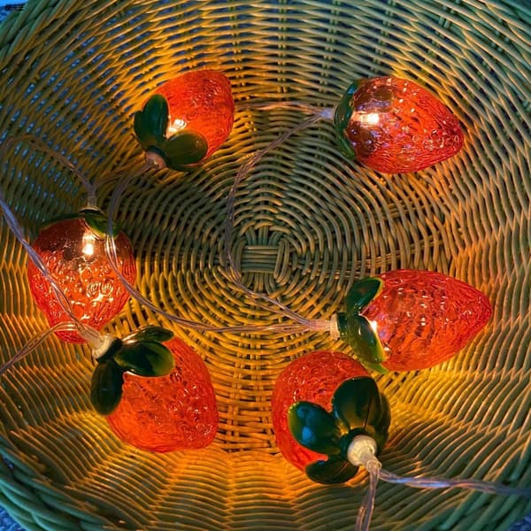 Strawberry Lamp String Atmosphere Light Tree Lantern Strip