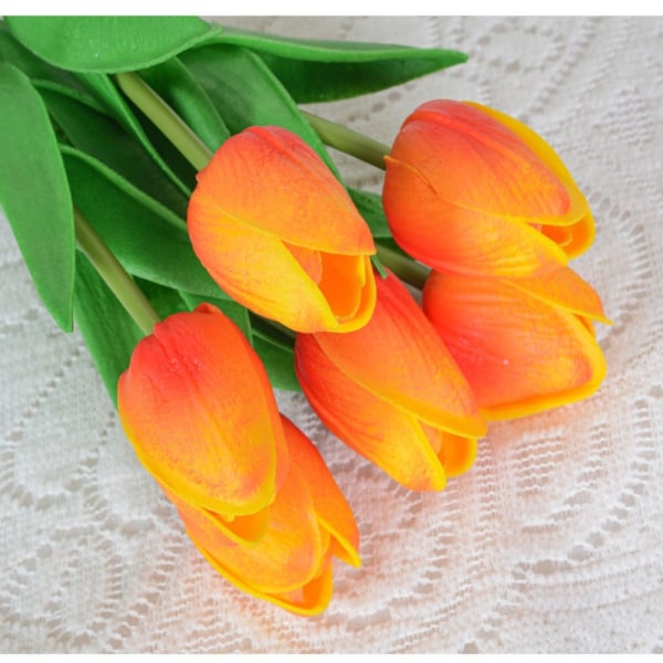 Led Tulip Nattlys Kunstig Blomster Bordlampe CHAMPAGNE champagne