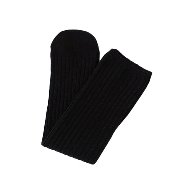 for 3-12Y High Knee Sokker Barnestrømper SVART Black