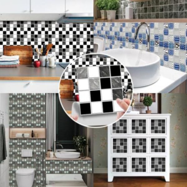 Mosaik Tile Stickers Vægoverføringsbillede 03 03 03