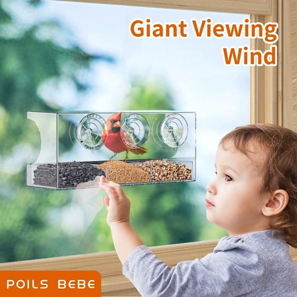 Window Bird Feeder Linnut Riippuva Feeder Birdhouse