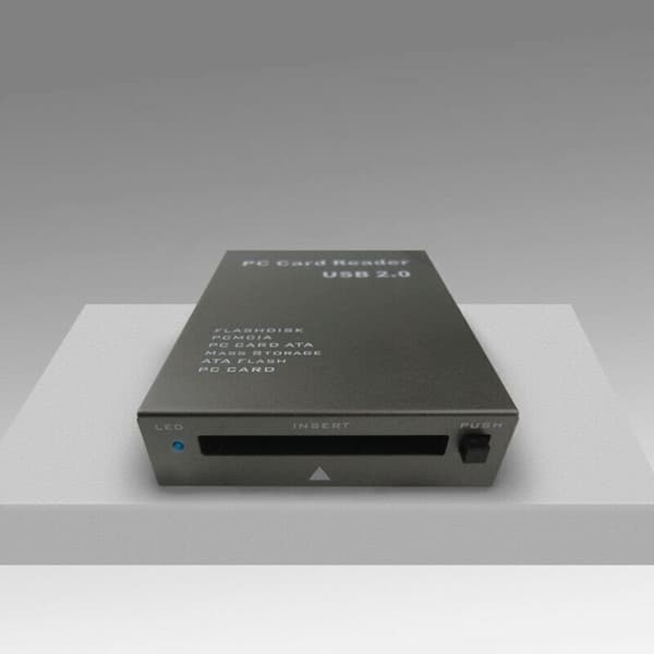 USB 2.0 til PC ATA PCMCIA Adapter Flash Disk Minne Kortleser