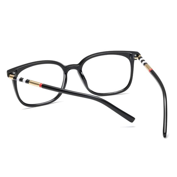 Runde briller Brillestel SORT Black