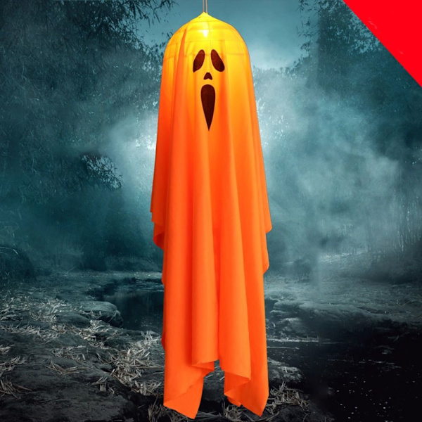Halloween Lampe LED String Lights ORANGE LARGE-LAUGH LARGE-LAUGH Orange Large-Laugh-Large-Laugh