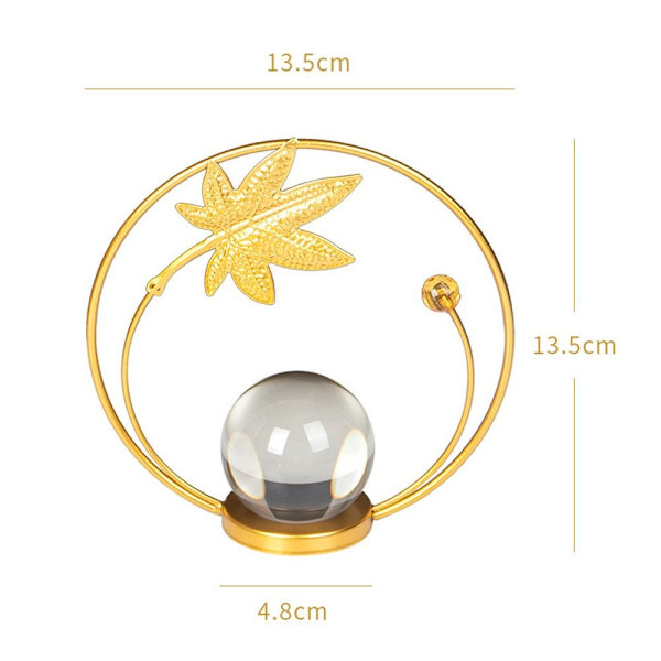 Turtle Back Leaf Display Holder Crystal Ball Basse 2 2 2
