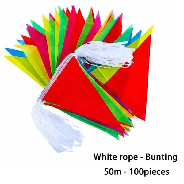 Bunting Triangle Flags 50MA A 50MA