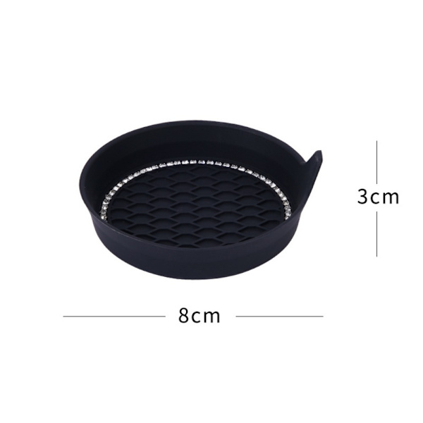 Bling Bil Coasters Bil Cup Måtte SORT Black