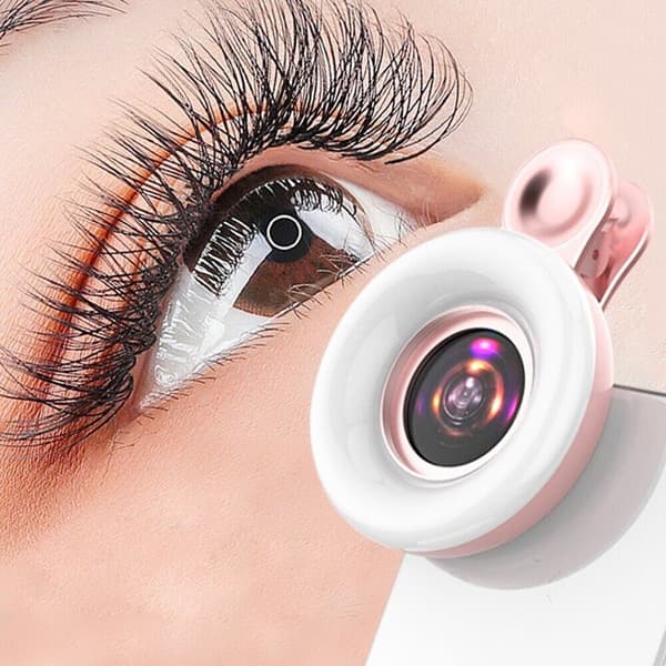 Mobiltelefon Fylllys Makeup Light SVART Black