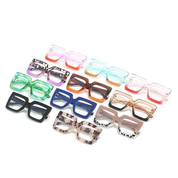 Anti-Blue Light Briller Dame Optisk Brille Stel BRUN Brown Orange